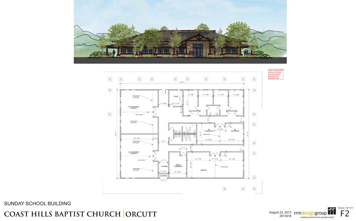 Sunday-School-Floor-Plan-and-Elevation